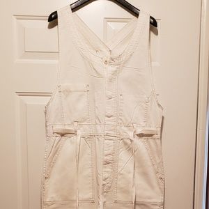 Free People off white jumpsuit, like new.